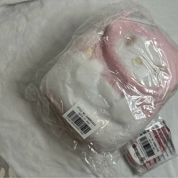 Loungefly- Sanrio My Melody Plush Set of Mini Backpack and Bifold Wallet - Picture 13 of 16